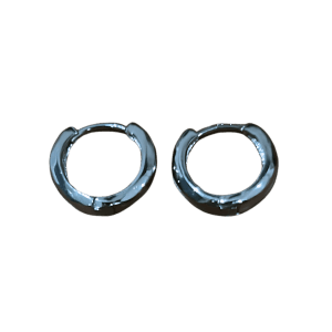 Petite Sterling Silver Hoop Earrings - Image 1